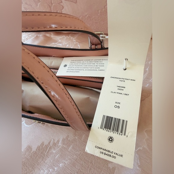 Tory Burch Blush Pink Mini Tote - Picture 5 of 9